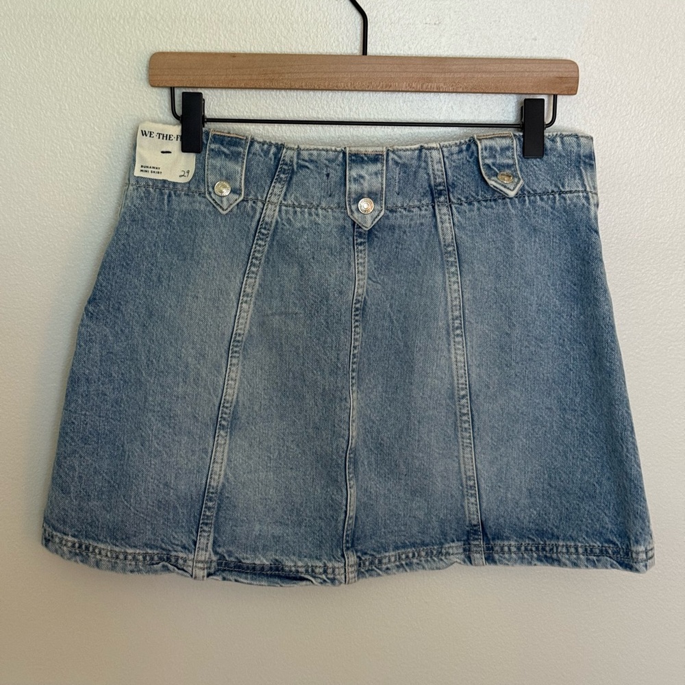 FREE PEOPLE We The Free Runaway Denim Skirt - Picture 3 of 11